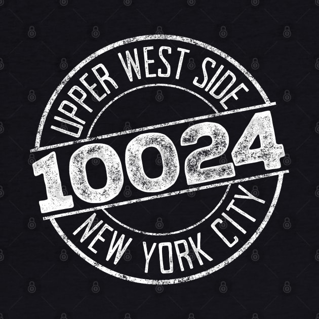 Upper West Side 10024 (White print) by UselessRob